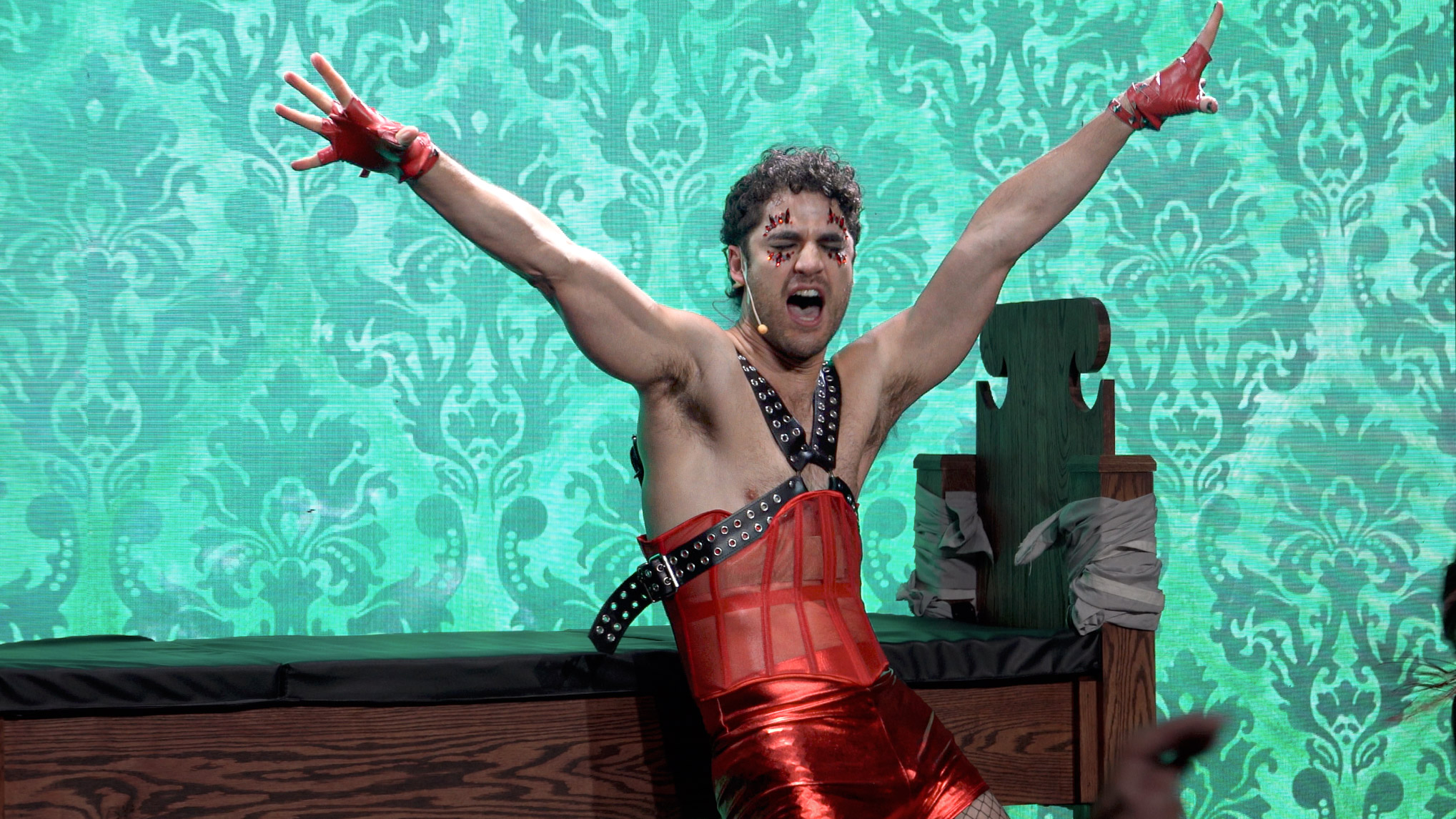Darren Criss raises hell at Exorcistic opening night