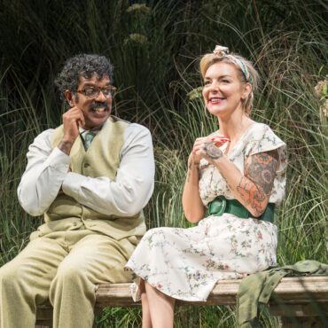 Romesh Ranganathan (Bill) and Sheridan Smith (Susan). Photo by Marc Brenner