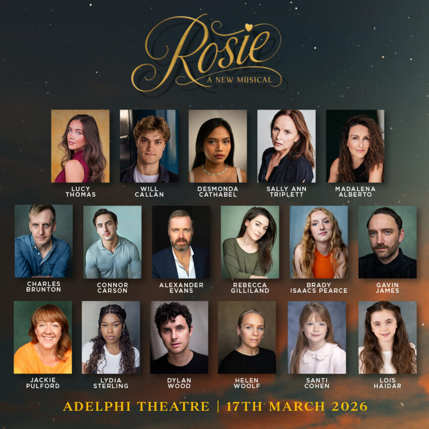 Full Cast Announced for ROSIE: A New Musical Premiering at the Adelphi ...